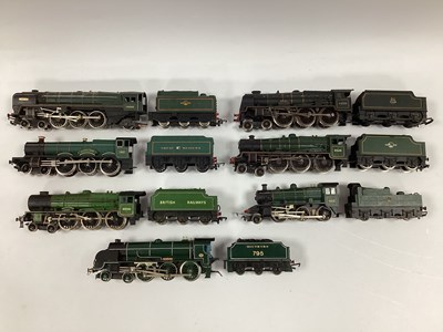Lot 637 - Seven 00 gauge tender locomotives: a Hornby...