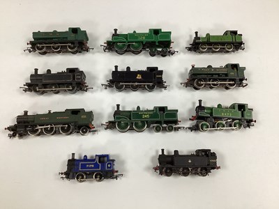 Lot 685 - Eleven 00 gauge tank engines: an Airfix GWR...