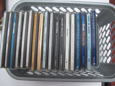 Lot 1358 - Lot of 15+ Chris De Burgh CDs.
