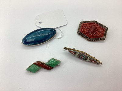 Lot 142 - Kensington C&L Art Ware; A Glazed Oval Ceramic...