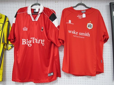 Lot 5 - Barnsley Home Shirts - Surridge 2008 bearing...