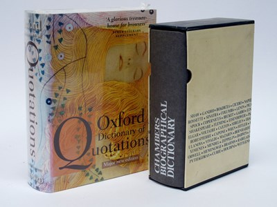 Lot 1342 - Oxford Dictionary of Quotations, seventh...