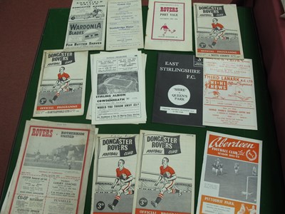 Lot 456 - Doncaster Rovers 1950s Programmes (7)...