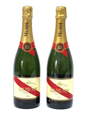 Lot 1400 - Champagne - Two Bottles of G. H. Mumm Brut...