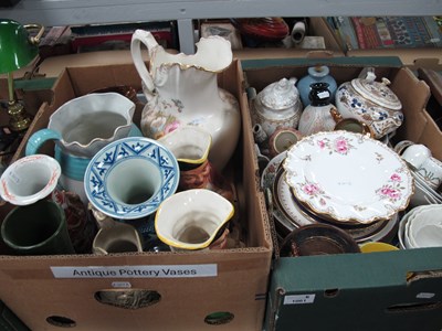 Lot 1061 - Ceramics, including Burlington Ware toby jugs,...