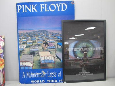 Lot 553 - A Pair of Posters - Pink Floyd “A Momentary...