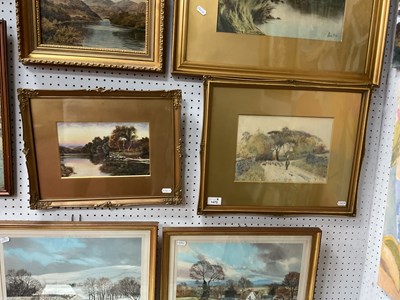 Lot 1473 - A pair of traditional British rural landscapes...