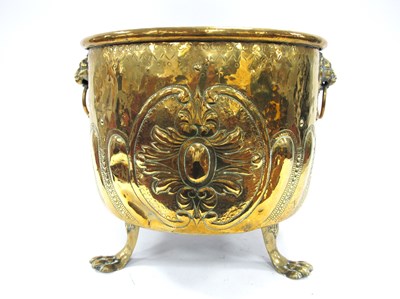 Lot 1280f - A Late XIX/Early XX Century Cylindrical Brass...