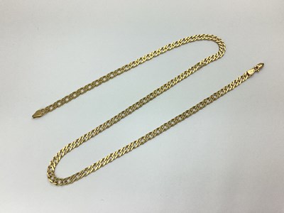 Lot 107 - A Double Flat Link Chain, of uniform design,...
