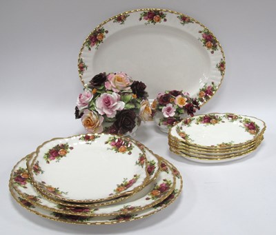 Lot 1201 - Royal Albert 'Old Country Roses' Tableware,...