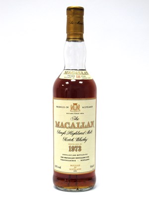Lot 1437 - Whisky - The Macallan 18 Years Old Single...