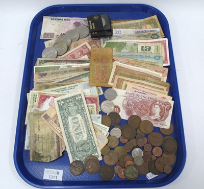 Lot 1311 - World Banknotes approx 45 England, Italy,...