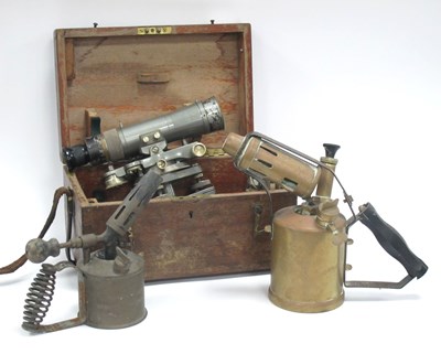 Lot 1412 - W. Ottway of Ealing, London Theodolite, No...