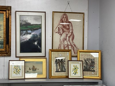 Lot 1500 - D.M Guest (Leicestershire Artist), Reflective...