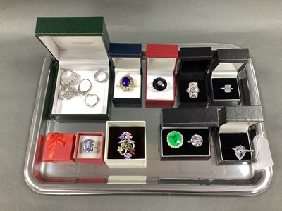 Lot 174 - A Collection of Assorted Modern 925 and Other...