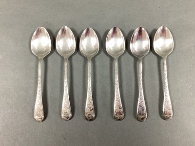 Lot 16 - A Set of Six Edwardian Hallmarked Silver...