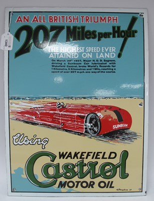 Lot 1340 - Wakefield Castrol Motor Oil, 207 Miles Per...