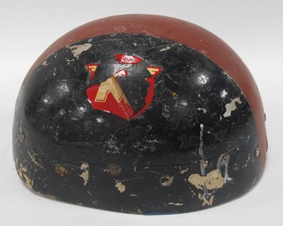 Lot 1360 - Vintage Pudding Bowl Black Coloured Racing...