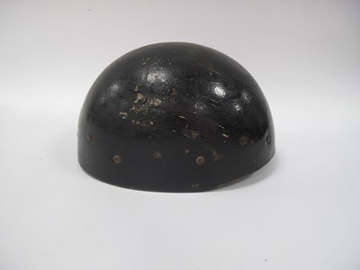 Lot 1357 - Vintage Pudding Bowl Black Coloured Racing...