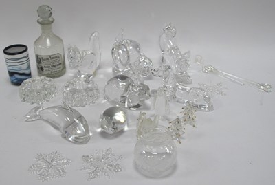 Lot 1237 - Glassware, including Norwegian Hadeland...