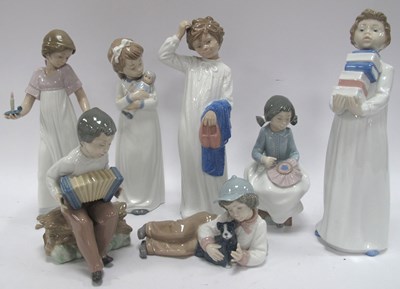 Lot 1267 - Nao Pottery Figurine, including 232 and 233...