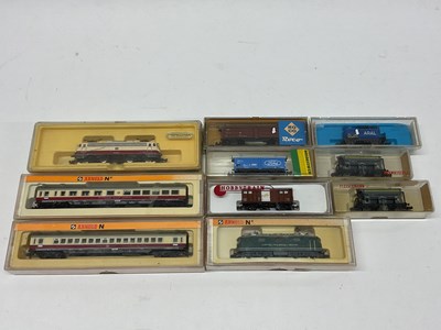 Lot 869 - A Boxed N Gauge Minitrix DB (German) Class 112...