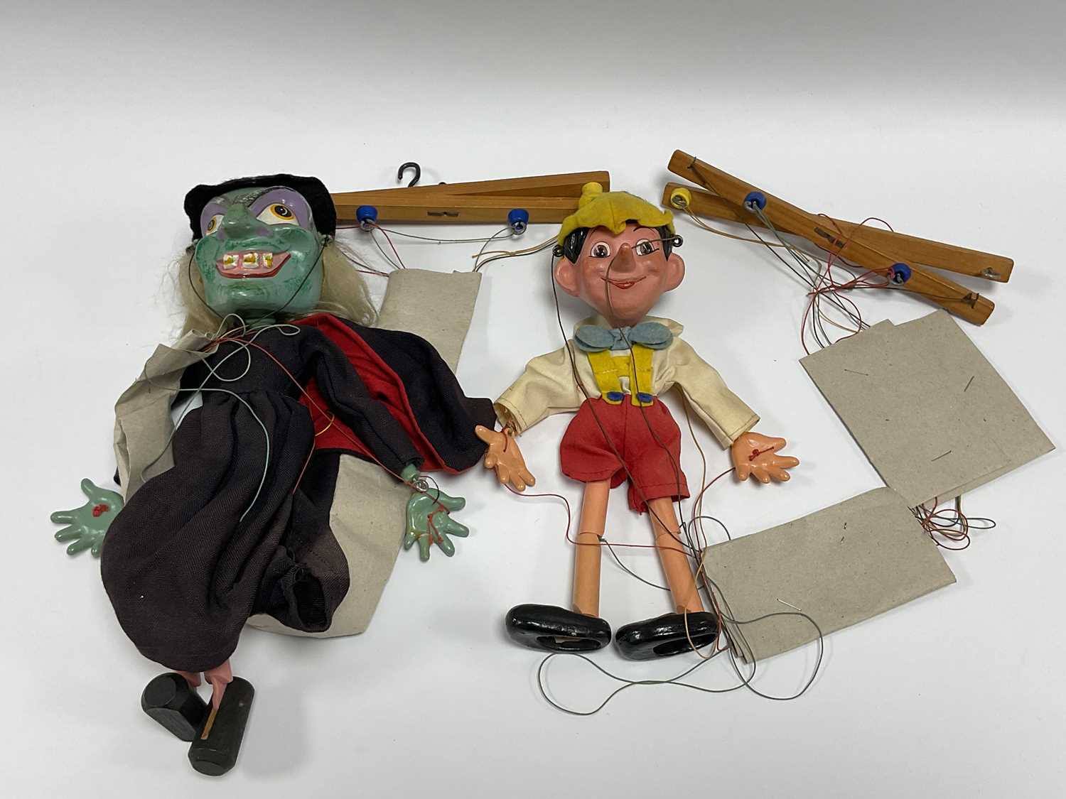 Lot 335 - Two loose Pelham Puppets, comprising of...