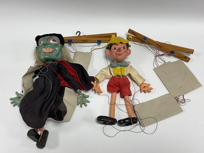 Lot 335 - Two loose Pelham Puppets, comprising of...