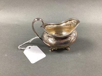 Lot 3 - A Small Hallmarked Silver Jug, HA, Sheffield...