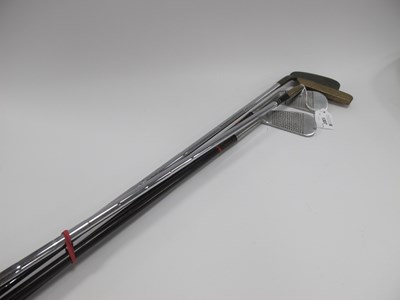 Lot 114 - Golf Clubs - Lee Trevino Brass Headed Putter,...