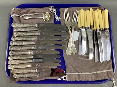 Lot 42 - A Pair of Hallmarked Silver Kings Pattern...