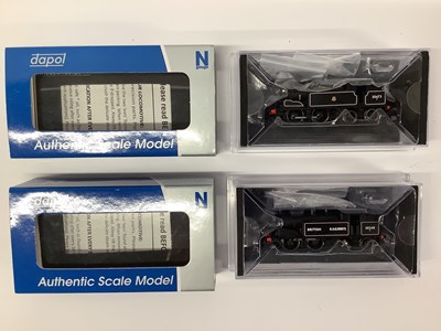 Lot 911 - Two boxed Dapol N gauge M7 class 0-4-4 tank...