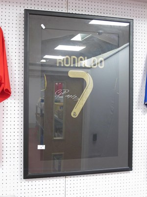 Lot 6 - Cristiano Ronaldo Autographed Real Madrid...