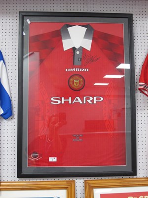 Lot 9 - Eric Cantona, Autograph, black pen signed...