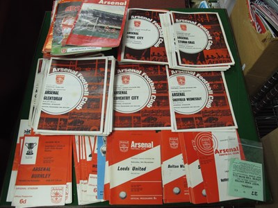 Lot 126 - Arsenal Programmes 1965 to 79, mainly Homes...
