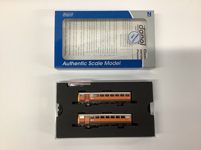 Lot 923 - A boxed Dapol N gauge Class 142 twin-unit...