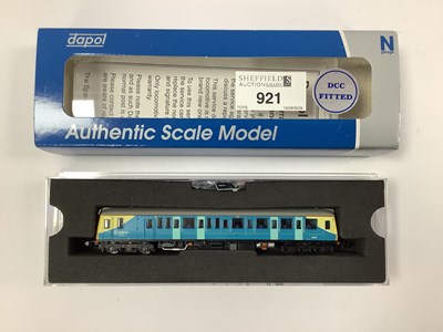 Lot 921 - A boxed Dapol N gauge Class 121 railcar in...