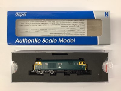 Lot 919 - A boxed Dapol N gauge "Hymek" class locomotive...