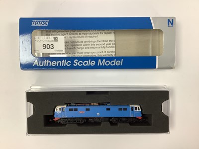 Lot 903 - A boxed Dapol N gauge Class 86 locomotive...