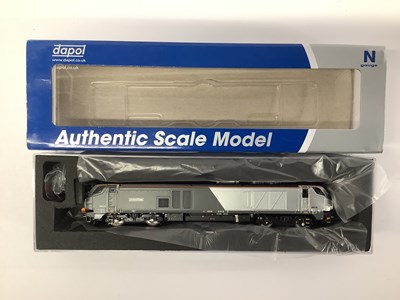 Lot 917 - A boxed Dapol N gauge Class 68 "Oxford Flyer"...