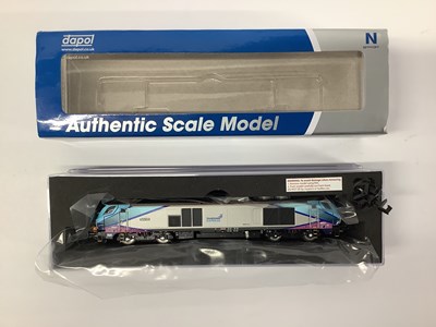 Lot 918 - A boxed Dapol N gauge Class 68 locomotive...