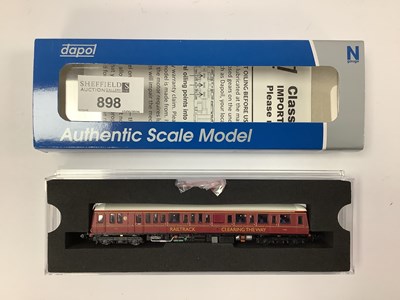 Lot 898 - A boxed Dapol N gauge Class 121 railcar in...