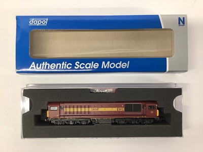 Lot 924 - A boxed Dapol N gauge Class 58 locomotive in...