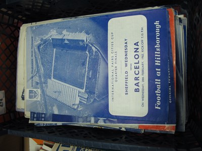 Lot 474 - 1960s Sheffield Wednesday Programmes, mainly...