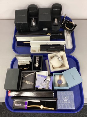 Lot 219 - A Collection of Assorted Ladies Wristwatches,...