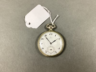 Lot 249 - Omega; A C.1930's Openface Pocket Watch, the...