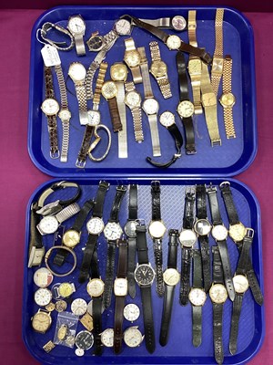 Lot 205 - A Selection of Assorted Gent's Wristwatches,...