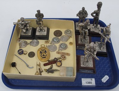 Lot 1380 - Seven Late 1900s/ Early 2000 Silver Metal...