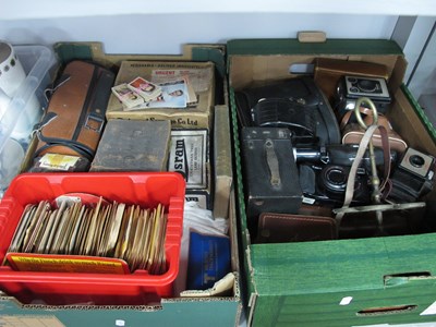 Lot 1023 - Cameras, binoculars, old beer mats, cigarette...