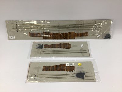 Lot 854 - Three HO scale point kits of unknown German...